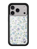 Lilac and Blue Floral iPhone Case