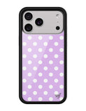 Polka Dot | Lavender and White iPhone Case