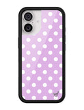 Polka Dot | Lavender and White iPhone Case