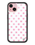 Polka Dot | White and Pink iPhone Case