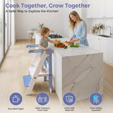Momfann Foldable Toddler Tower with Chalkboard