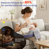 Momfann Memory Foam Nursing Pillow with Safety Guard