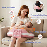 Momfann Memory Foam Nursing Pillow with Safety Guard