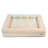 PupChill™ Cooling 4-Bolster Dog Bed - Arctic Sand