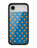 Polka Dot | Blue and Orange iPhone Case