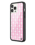 Gingham Hearts | Pink iPhone Case