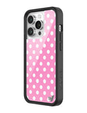 Polka Dot | Pink and White iPhone Case