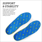 PowerStep Memory Foam Comfort Orthotic Insoles | Heel and Arch Pain Relief Cushioned Orthotics - Premium Insoles & Inserts from Herdzco Supplies - Just $63.95! Shop now at Herdzco Supplies