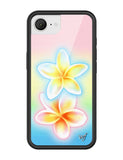 Pastel Plumeria iPhone Case