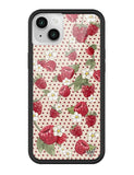 Raspberry Polka Dot iPhone Case