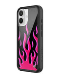 Flames | Black & Red iPhone Case