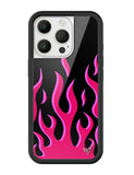 Flames | Black & Red iPhone Case