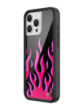Flames | Black & Red iPhone Case