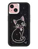 Rhinestone | Black Cat iPhone Case