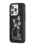Rhinestone | Black Cat iPhone Case