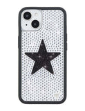 Rhinestone Star | White and Black iPhone Case