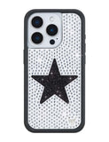 Rhinestone Star | White and Black iPhone Case