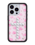 Stud Cross Forget Me Not Floral | Pink iPhone Case