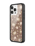 Brown Floral iPhone Case