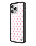 Polka Dot | White and Pink iPhone Case