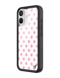 Polka Dot | White and Pink iPhone Case