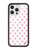 Polka Dot | White and Pink iPhone Case