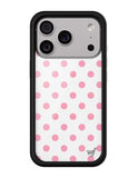 Polka Dot | White and Pink iPhone Case