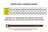 Modern Western Leather Belt