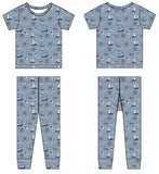 Pirate Ships Big Kid Pajama S/S