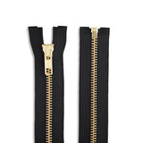 YKK #5 Brass Jacket Zipper - Premium Zippers from Herdzco Supplies - Just $20.99! Shop now at Herdzco Supplies