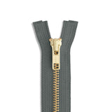 YKK #5 Brass Jacket Zipper - Premium Zippers from Herdzco Supplies - Just $20.99! Shop now at Herdzco Supplies
