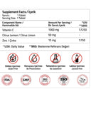 Validus Vitamin C 1000 mg with Citrus and Zinc 30 Tablets