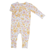 Retro Vintage Flowers Convertible Romper