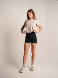 WOMEN'S | ENCORE CROP TEE : BONE
