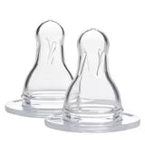 Dr. Brown's Narrow Neck Level 1 Silicone Nipple 2-Pack