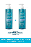 Ducray Keracnyl Cleansing Gel for Oily Skin 400 ml 2-Pack
