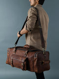 Walker Leather Weekender Bag + Free Toiletry