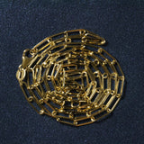 18K Yellow Gold Paperclip Chain (2.50 mm)