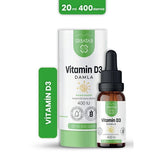 Erbatab Vitamin D3 Kids Liquid Supplement with Olive Oil 20 ml