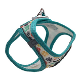 Ewox Air Mesh Paw Print Dog Harness Breathable Mesh XS