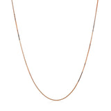 10k Rose Gold Classic Box Chain (0.45 mm)