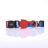 Lindo Red Line Dog Collar Stylish Daily Comfort Large 46-70cm