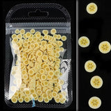 Fruit Slice Nail Art Banana - 1 Bag