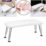 Leather Nail Hand Rest - White