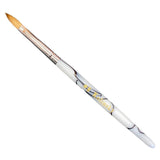 Crimped Marble Brush # 8  - 100% Kolinsky