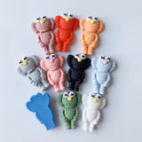 Mini  Elmo Kawaii 3D Nail Charm Figures - 10pc Bag