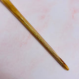 Oval  Crimped Sable Brush #10 - 100% Kolinsky