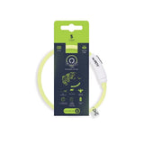 M-Pets Flash LED Dog Collar High Visibility Green 35 cm
