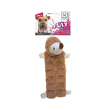 M-Pets Plush Hedgehog Squeaky Dog Toy Brown 43x20x15 cm