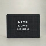 Petrix Pegboard Light Up Message Board Home Decor